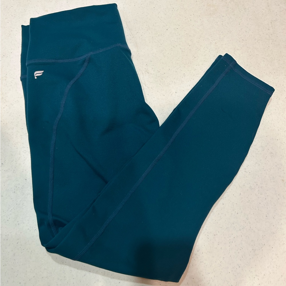(M) Dark Blue/Turquoise Fabletics Leggings